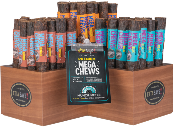 Premium Mega Chew Display